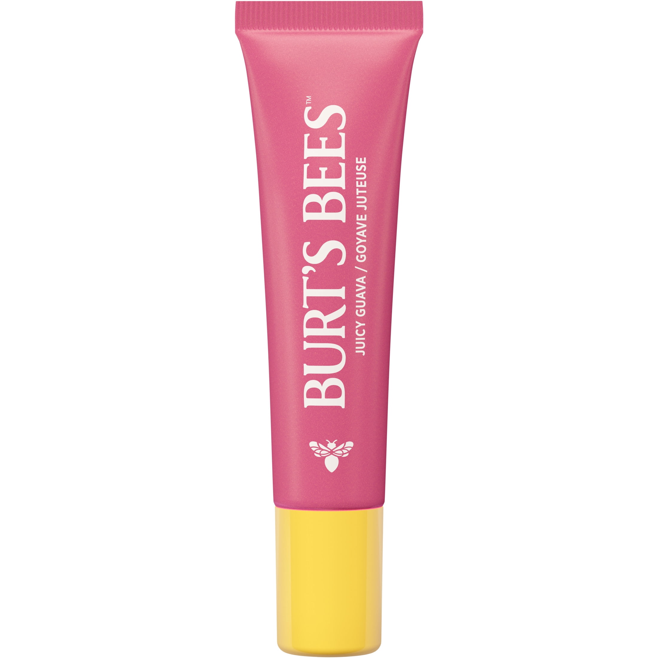 Burt's Bees 24-Hour Hydrating Tinted Glossy Lip Balm, Juicy Guava