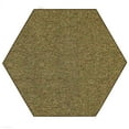 thumbnail image 1 of Outdoor Artificial Turf Mats with heavy duty non slip backing Camo Green - 4' Hexagon area rug, 1 of 5