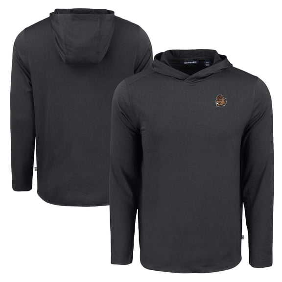 Men's Cutter & Buck Black Oregon State Beavers Coastline Epic Comfort Eco Recycled Long Sleeve Hoodie T-Shirt