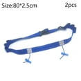 thumbnail image 2 of Cinturón con número de carrera de 2 piezas con 6 presillas de gel para correr, ciclismo, triatlón, maratón, 2 of 5