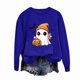thumbnail image 1 of Ailaofu Womens Halloween Crewneck Sweatshirt Cute Long Sleeve Graphic Pullover Tops Fall Fashion Clothes, 1 of 4