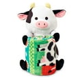 thumbnail image 6 of Rollee Pollee Farm Friends Cow Plush Hugger and Silk Touch Throw Blanket Set, 40x50 inches - Ultra Soft Novelty Set for Kids, 6 of 7