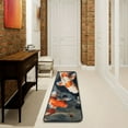 thumbnail image 6 of Fishes Carp Frolics Runner Rug for Hallways Kitchen Non Slip 2'x 6' Washable Hall Carpet for Bedroom Entryway Laundry Room, 6 of 7