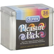 Reckitt Benckiser Durex - Pleasure Pack Condom Tin 6/36c