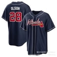 thumbnail image 1 of Warriors 27Riley/13Acuna Jr./8Rosario Red Baseball Jersey, 1 of 3