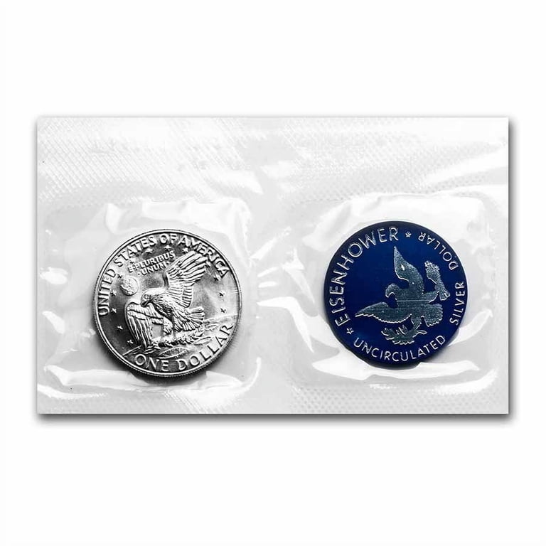 1973-S 40% Silver Eisenhower Dollar BU (Blue Mint Envelope
