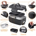 thumbnail image 6 of FOUKUS Heated Lunch Box 2L Electric Lunchbox for Adults - Self Heating Portable Food Warmer with Stainless Steel Containers, Insulated Bag & Cutlery Set - Car & Office Bento Heating for Men at Work, 6 of 6