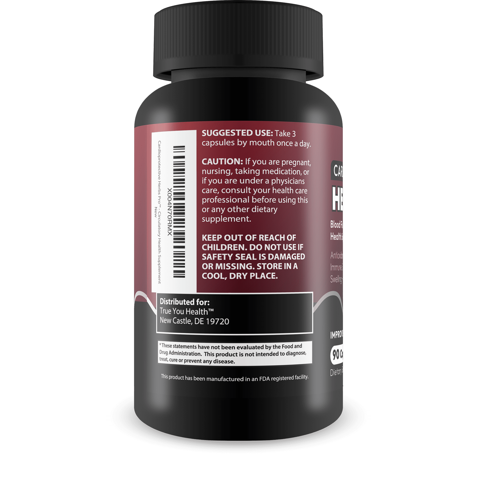 Cardioprotective Herbs Pro - Our Best Blood Flow & Circulatory Health Supplement - Blood Circulation Supplements For Cardiovascular Health Advanced Blood Flow Herbal Circulation Supplements for Men