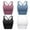 A-Black+White+Blue+Purple, variant on LELINTA Women's Racerback Sports Bra Sexy Cross Back Strappy Removable Pads Yoga Running Workout Bra