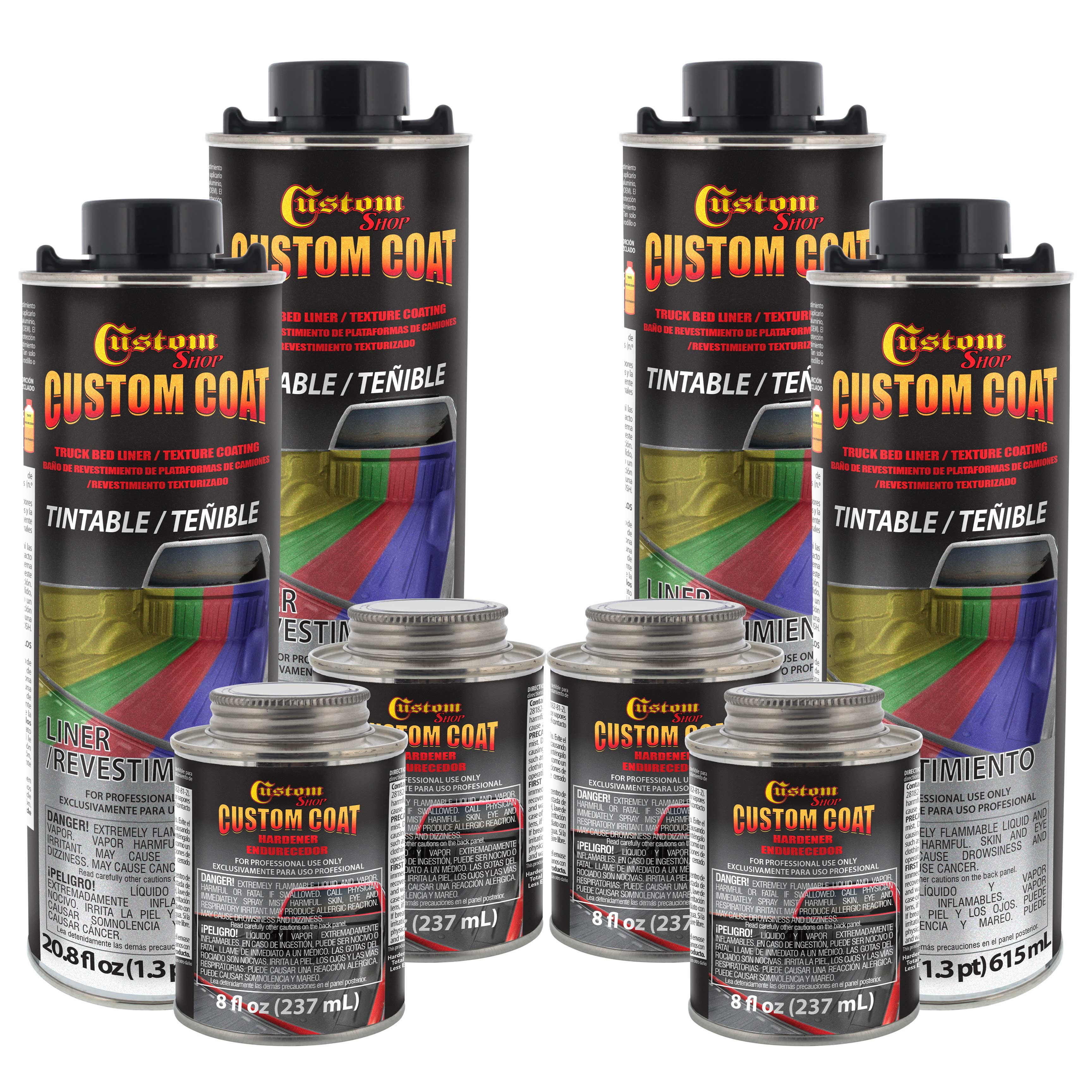 Custom Coat Tintable Base Only 1 Gallon Urethane SprayOn Truck Bed