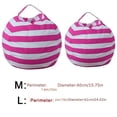 thumbnail image 5 of Multi-Functional Kids' Storage Sofa - Soft Cotton Toy & Quilt Organizer, Large Zippered Bag, 5 of 5