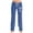 Blue, variant on Womens Sweatpants 2026 Summer Cute Bow Print Yoga Pants Elastic Waist Drawstring Fallow Full Length Pants