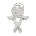 thumbnail image 3 of Angel Purple Ribbon Domestic Violence Awareness Pins, 3 of 3