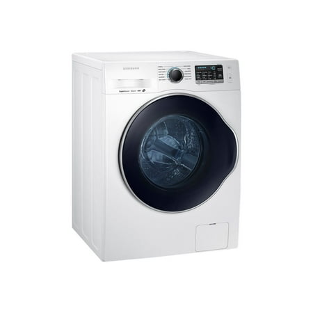 Samsung - 2.2 Cu. Ft. High Efficiency Stackable Front Load Washer with Steam - White