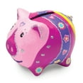 thumbnail image 6 of Melissa & Doug Created by Me! Piggy Bank Craft Kit with 4 Pots of Paint, Brush, Glitter, Stickers, 6 of 10