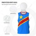 thumbnail image 4 of Democratic Republic Of Congo Flag Men Basketball Sports Jersey Running Fitness Sleeveless tshirt Exclusive Custom Name Nunber, 4 of 9