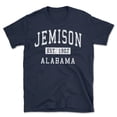 thumbnail image 1 of Jemison Alabama Classic Established Men's Cotton T-Shirt, 1 of 1