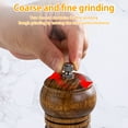 thumbnail image 2 of Xiyztok 2Pcs Salt and Pepper Grinder Set,8inch Adjustable Coarseness Pepper Mill Grinder Refillable Wood Salt Ceramic Grinding Mechanism for Seasonings Spices, 2 of 9