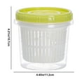 Drainage Basket Qwtwty Fruit And Vegetable Freshkeeping Box Kitchen