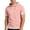 Pink, variant on Chiccall Mens Short Sleeve Hoodie Casual Cotton Patchwork Hooded T Shirts Summer Breathable Outdoor Workout Shirts Pullover