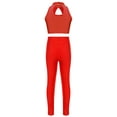 thumbnail image 2 of TSSOE Gymnastics Ballet Sports Outfits for Girls Tank Top and Leggings Set Athletic Workout Tracksuit Red 12, 2 of 4