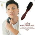 thumbnail image 3 of Amosfun Beard Cleaning Brush, Brown Wooden, Soft Bristles, Versatile Grooming Tool, 3 of 8