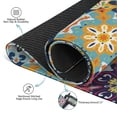 thumbnail image 3 of Extra Large Boho Design Mahjong Mat 31.5 Inch Square Rubber Table Cover Features Non-Skid Bottom for Stability and Noise Reduction for Tiles and Cards, 3 of 7