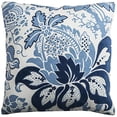 thumbnail image 1 of Rizzy Home Throw Pillow, 18" x 18", Bue, 1 of 4