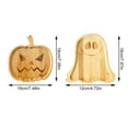thumbnail image 2 of Halloween Pumpkin Plate Ghost Tray Cheese 1pc Creative Fruit Snack Appetizer Party Home Decor, 2 of 11