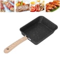 thumbnail image 3 of Japanese Omelette Pan, Square Iron Ergonomic Frying Pan Multifunction Integrated Molding  For Kitchen, 3 of 8