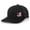 Black/Black, variant on Men's Golf Lucky American Flag Clover Embroidered Mesh Back Trucker Hat, Black/Black