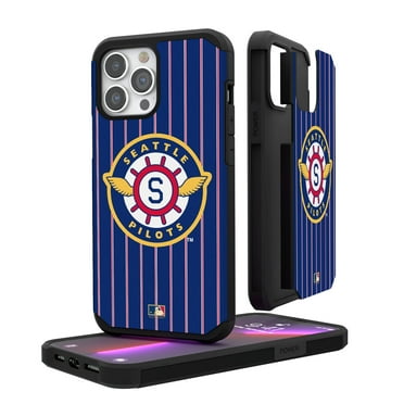 Seattle Mariners Pinstripe Cooperstown Design iPhone Rugged Case