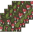 thumbnail image 2 of SKYSONIC Mushroom Washcloths Set of 4, Highly Absorbent Soft Cotton Fingertip Towels for Bathroom, Kitchen, Gym, Spa, Home Decor 12 x 12 Inch, 2 of 7