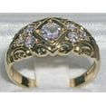 thumbnail image 2 of LBG 14k Yellow Gold Natural Tanzanite Womens Anniversary Ring - Size 5.25, 2 of 5