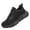 Black, variant on Women's Traditional Mesh Low-heel Sneakers, Elegant Leisure Outdoor Walking Shoes Modern