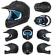 thumbnail image 3 of Casco integral para moto de cross juvenil Roozo DOT con kit, 3 of 5