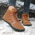 thumbnail image 2 of Men's Ankle Boots Winter Couples Fashion Lined On Lace Up Comfortable Warm Footwear Outdoor Daily Use Durable Lightweight Non Sole, 2 of 9