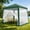 Anti-Mosquito White Gauze 10*10Ft, variant on YUSAZENS 10 ft by 10 ft Pop Up Canopy Tent, Waterproof Outdoor Gazebo with Mosquito Netting, for Camping Patio Backyard Parties Events