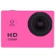 thumbnail image 1 of Cámara de Acción HD de 1080P con Pantalla LCD, Resistente Al Agua Hasta 30 M, para Deportes de Bicicleta, Motocicleta, Esquí y Buceo, Color Rosa, 1 of 5