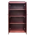 thumbnail image 4 of Pemberly Row Armoire de Rangement à 4 Tablettes avec Portes 30"L X 60"H en Cerisier, 4 of 9