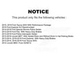 thumbnail image 2 of TEC Rear Ceramic Disc Brake Pads TEC-1612 for Car Ford Explorer Flex Taurus Police Interceptor Sedan Lincoln MKT MKS Special Service, 2 of 10