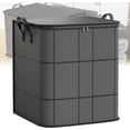 thumbnail image 4 of Heavy Duty Fabric Storage Bag with Zipper, Large Capacity Closet Organizer Dustproof Closet Organizer for Comforters Blankets Pillows Clothes Toys, 4 Sizes Household Storage Tote, 4 of 8