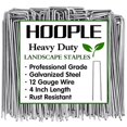thumbnail image 1 of Landscape Staples HOOPLE, paquete de 200 unidades, 10 cm, calibre 12, galvanizado, 1 of 7