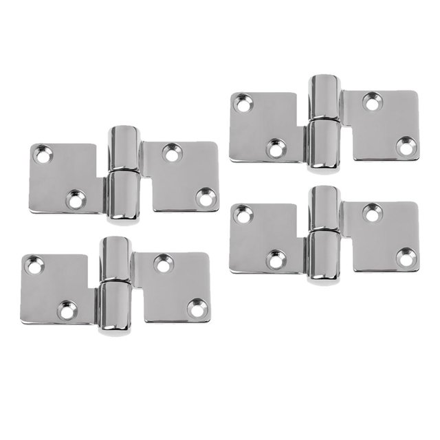 4x Bisagras desmontables de material acero inoxidable 316 de grado marino, bisagras extraíbles para , vehículos recreativos, (3.54 x 1.5 pulgadas 9 Cola Bisagra de barco de levantamiento