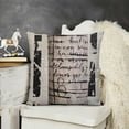 thumbnail image 2 of YINGXI Decor Throw Pillow Covers Wooden Board with Motivational Decorative Pillow Covers for Sofa Pillowcase( ) 24x24in, 2 of 5