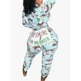 thumbnail image 6 of Women's Christmas Onesie Pajamas Sleepwear Adult Holiday Jumpsuit Romper Nightwear, 6 of 7