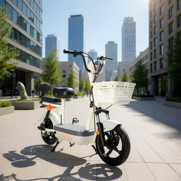 Moboss Bicicleta Electrica para Adultos Bicimoto Electrica Potencia Maxima del Motor 350 W Bateria 48V 12AH