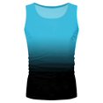 thumbnail image 3 of uikmnh Cotton T Shirts for Men Mens Summer Fashion Tank Top Casual Loose Sports Beach Seaside Print Top Vest Casual Loose Top Size:XL, 3 of 4