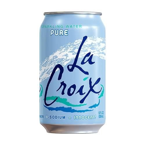 Lacroix Sparkling Water, Pure, 12 Fl Oz (Pack Of 8) - Pack of 2