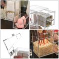 thumbnail image 1 of Organizador de maquillaje acrílico Yashi porta brochas con perlas 3 cajones, 1 of 1